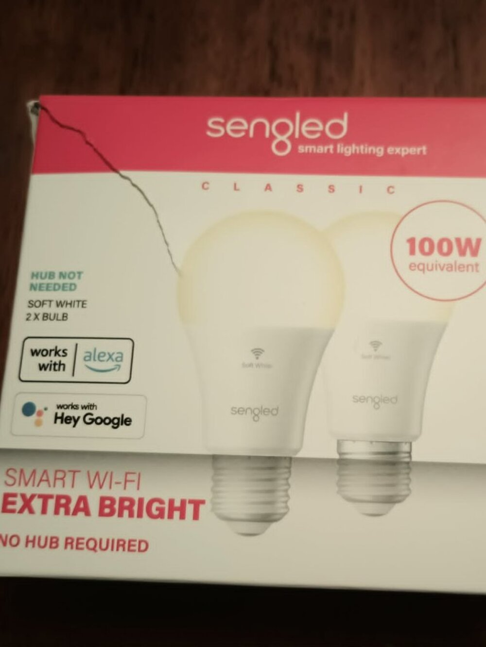 NEW Sengled Soft White No Hub Required 2 Pack Light Bulbs